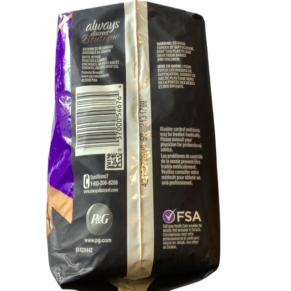 Always Discreet Boutique Moderate Incontinence Pads 48 Count NEW - Picture 4 of 5